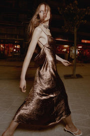 Robe midi lingerie