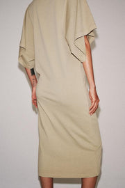 Robe midi en coton