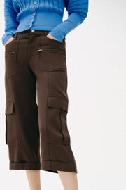 Pantalon cargo capri