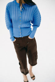 Pantalon cargo capri