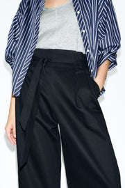 Pantalon paperbag avec ceinture