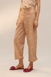 Pantalon imprimé à fleurs Édition limitée