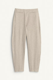 Pantalon à rayures en mélange de lin Édition limitée