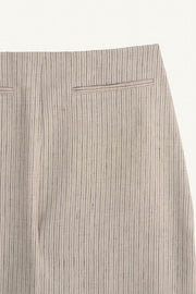 Pantalon à rayures en mélange de lin Édition limitée