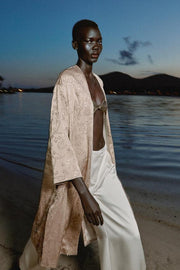 Veste kimono à sequins