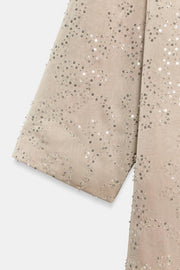 Veste kimono à sequins