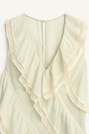 Robe à volants en dentelle Édition limitée