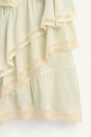 Robe à volants en dentelle Édition limitée