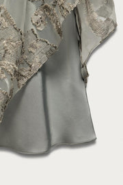 Robe tunique en jacquard à sequins Marisa Berenson x