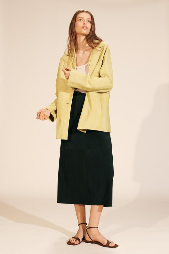 Chemise à poche en cuir suédé Édition limitée