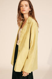 Chemise à poche en cuir suédé Édition limitée