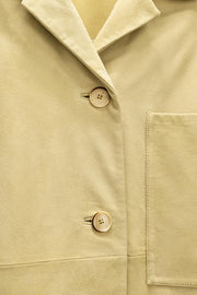 Chemise à poche en cuir suédé Édition limitée
