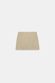 Jupe-culotte à carreaux