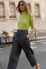 Pantalon-culotte en lin