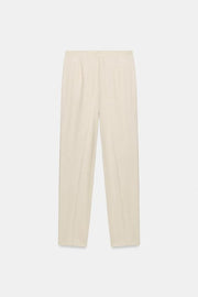 Pantalon slim en lin