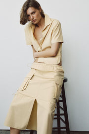 Jupe midi cargo ZW Collection