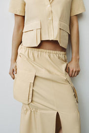 Jupe midi cargo ZW Collection