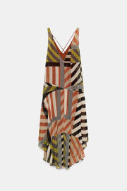 Robe imprimée patchwork