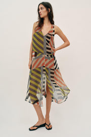 Robe imprimée patchwork
