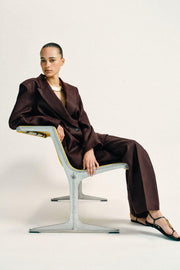 Pantalon droit 100 % lin