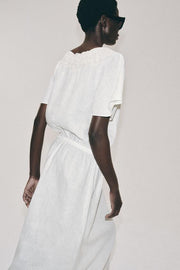 Robe 100 % lin au crochet ZW Collection