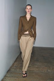 Blazer en mélange de lin ZW Collection