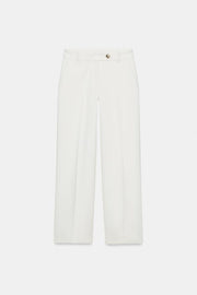 Pantalon droit taille mi-haute