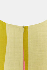 Robe courte à rayures