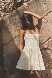 Robe mini à motif fruits