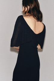 Robe longue en maille