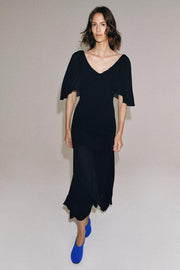 Robe longue en maille