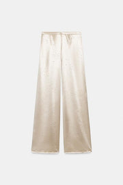 Pantalon satiné brillant