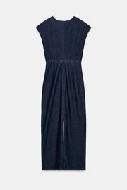 Robe midi entre-deux