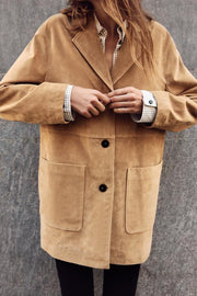 Veste 100 % cuir suédé