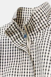 Veste bomber à carreaux