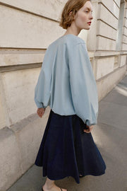 Blouson ballon effet cuir