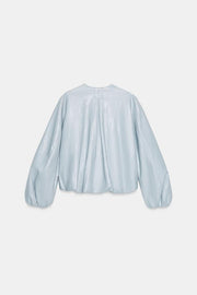 Blouson ballon effet cuir