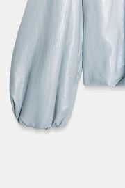 Blouson ballon effet cuir
