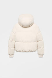 Anorak à capuche sherpa déperlant coupe-vent