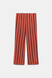 Pantalon fluide à rayures