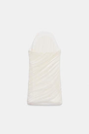 Robe mini contrastée en tulle