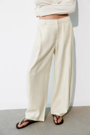 Pantalon fluide à plis