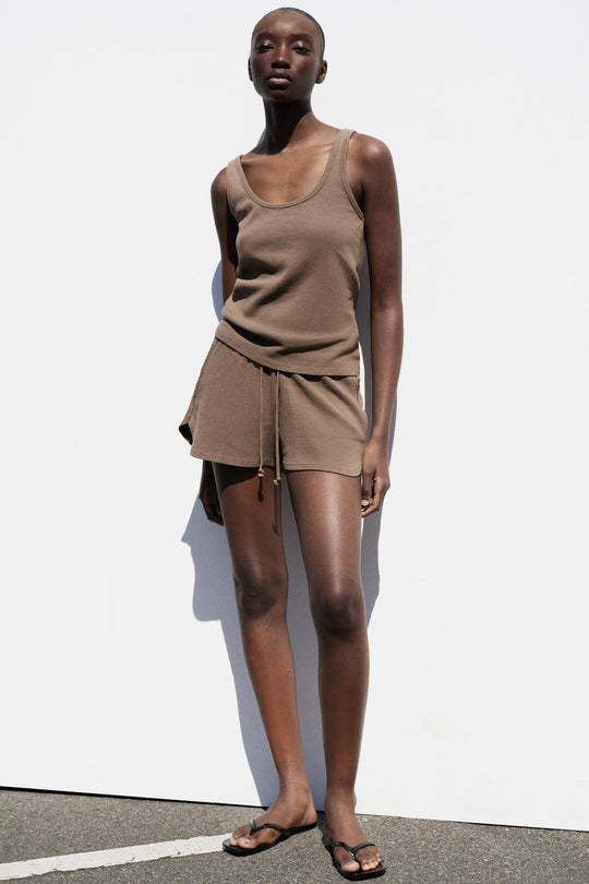 Short effet délavé