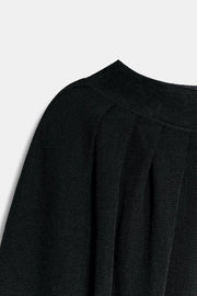 Top effet cape en maille fine