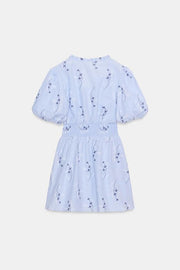 Robe imprimée brodée