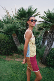 Robe en maille au crochet