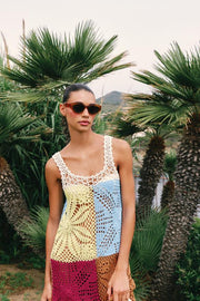Robe en maille au crochet