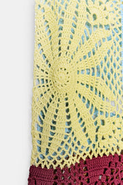 Robe en maille au crochet