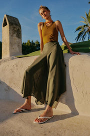 Pantalon-culotte asymétrique