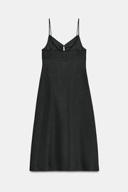 Top lingerie long en lin